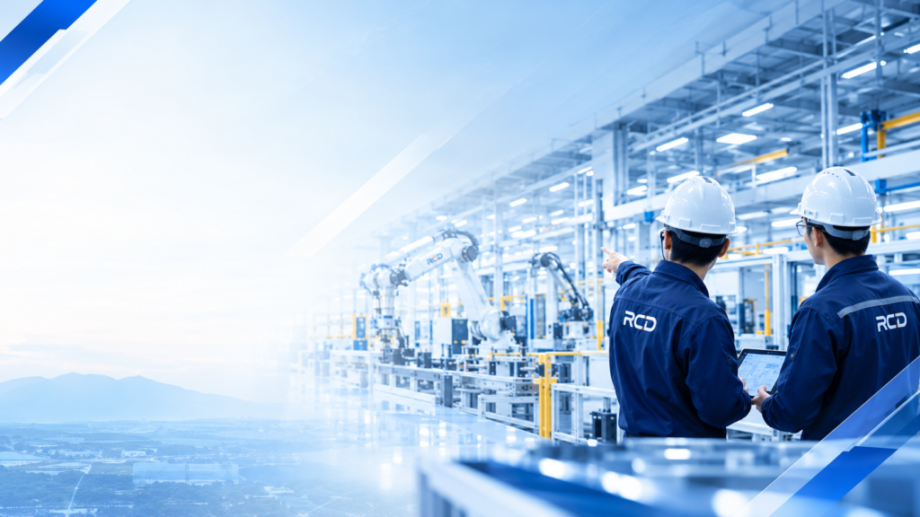 RCD Engineers in a High-Tech Factory